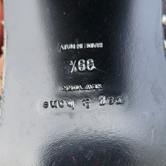 Rag and Bone black suede‎ studded boots - Picture 6 of 12